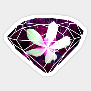 Floral Crystal Sticker